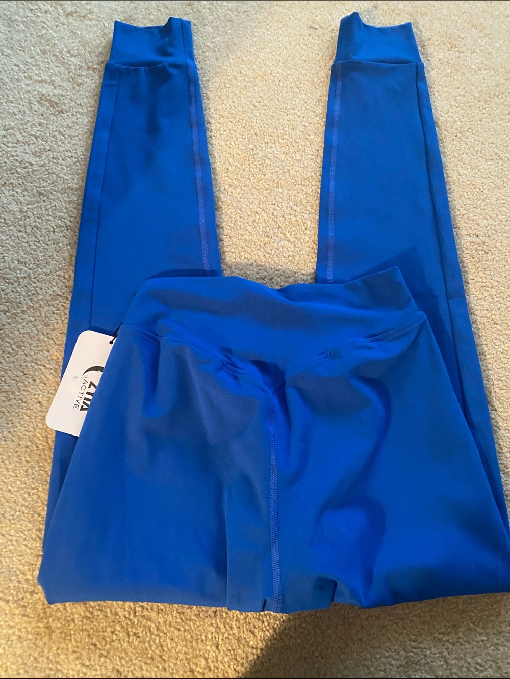 Zyia active blue confluence zipper Hoover pants NWT - Picture 4 of 6